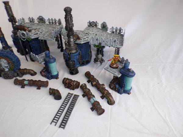 Sector Mechanicus Terrain - Haemotrope Reactor , Thermic Plasma Regulators , Alchomite Stack ,
