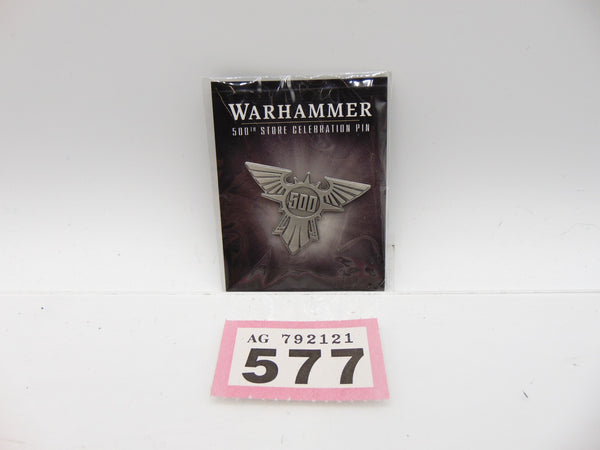 Warhammer 500th Store Celebration Pin