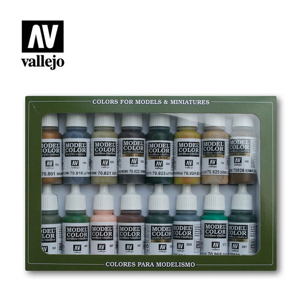 Model Color Set - WWII German Camouflage (x16)