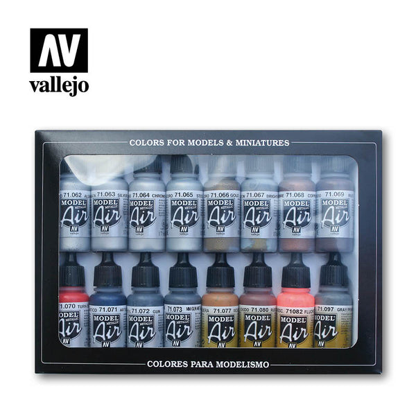 Model Air Set - Metallic Effects (x16)