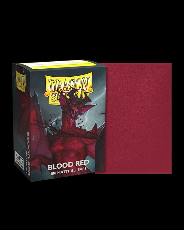 Dragon Shield Sleeves Matte Blood Red (100)