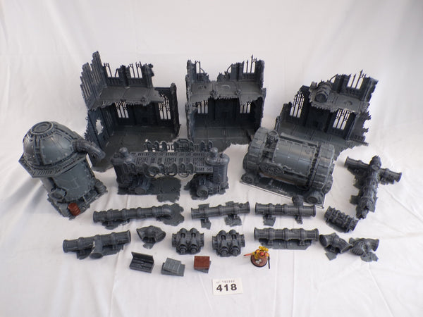 Imperialis Scenery - including Ruins , Promethium Relay Pipes , Thermic Plasma Regulators