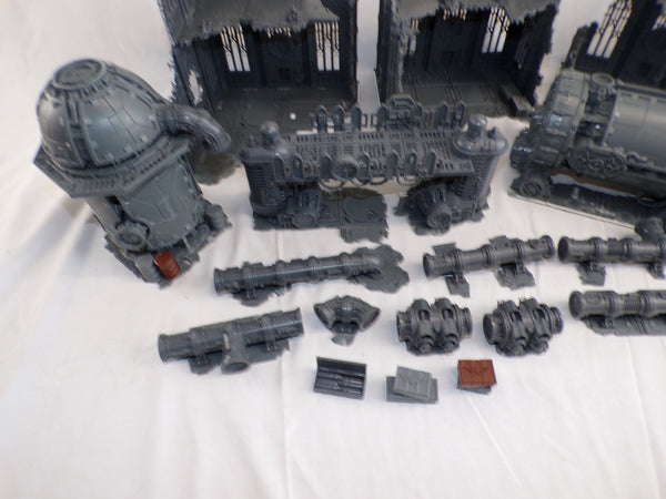 Imperialis Scenery - including Ruins , Promethium Relay Pipes , Thermic Plasma Regulators