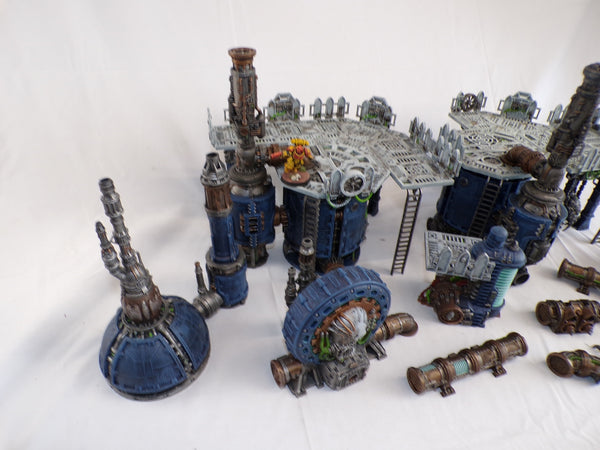Sector Mechanicus Terrain - Haemotrope Reactor , Thermic Plasma Regulators , Alchomite Stack ,