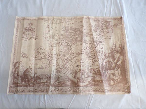 Old World Parchment Map