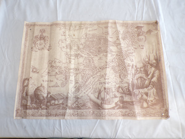 Old World Parchment Map