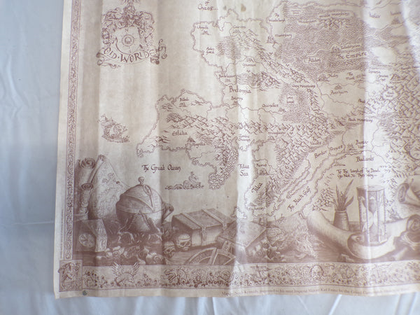Old World Parchment Map