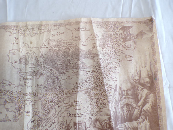 Old World Parchment Map