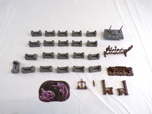 Heroquest with Kellar's Keep Expansion parts