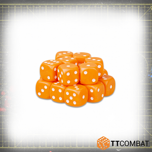 Orange D6 Dice (20)