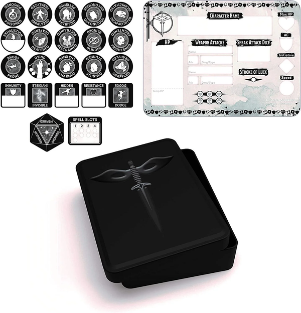 D&D - Rogue Token Set (Player Board & 23 tokens)