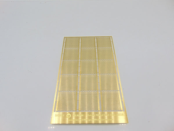 Secret Weapon Brass Etch Raised Metal Grid Floor