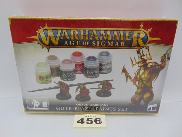 Orruk Warclans Gutrippaz + Paints Set