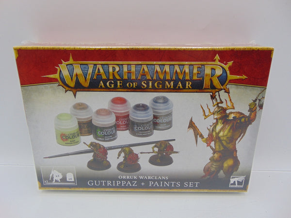 Orruk Warclans Gutrippaz + Paints Set