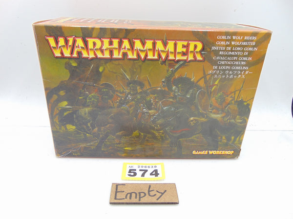 Goblin Wolf Riders Box - Empty box