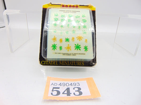 Chaos Space Marines Decals