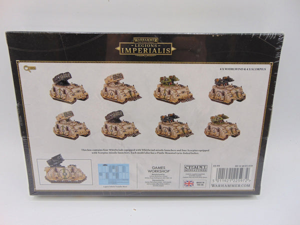 Legions Imperialis: Whirlwind and Scorpius Missile Tank Squadrons