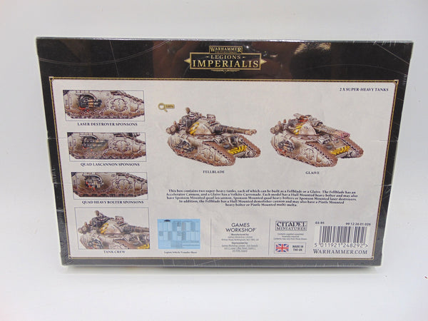 Legions Imperialis: Fellblade / Glaive Super-heavy Tanks
