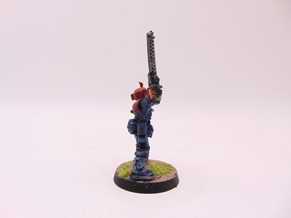 Cadian Officer with Chainsword
