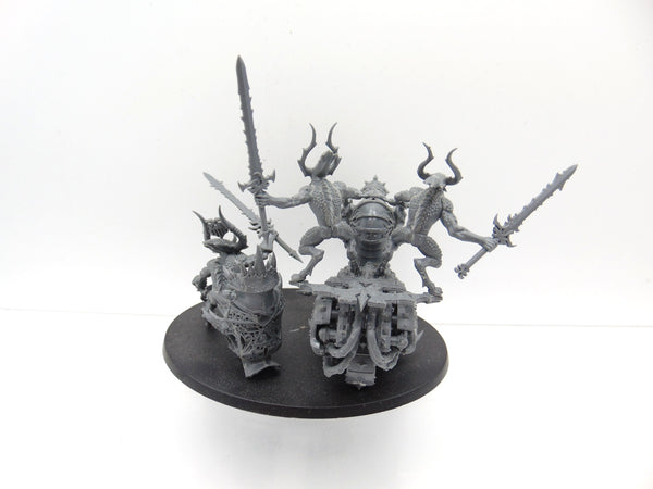 Skull Cannon / Rendmaster, Herald of Khorne on Blood Throne