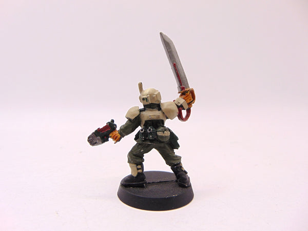 Cadian Officer with Power Sword