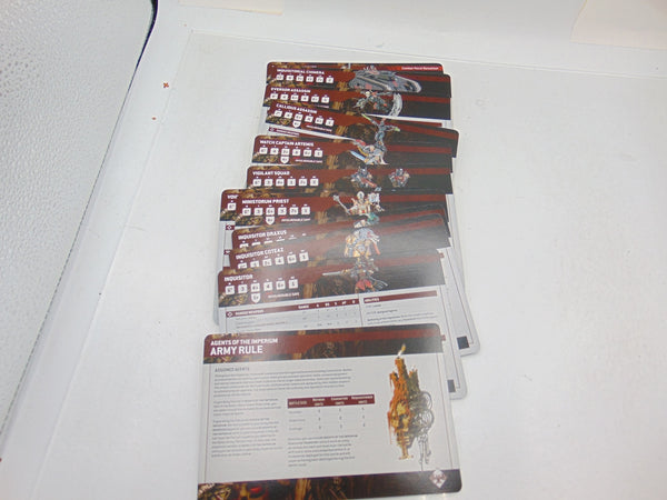 Datasheet Cards Imperial Agents