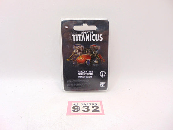 Adeptus Titanicus / Legions Imperialis: Warlord Titan Paired Vulcan Mega Bolters