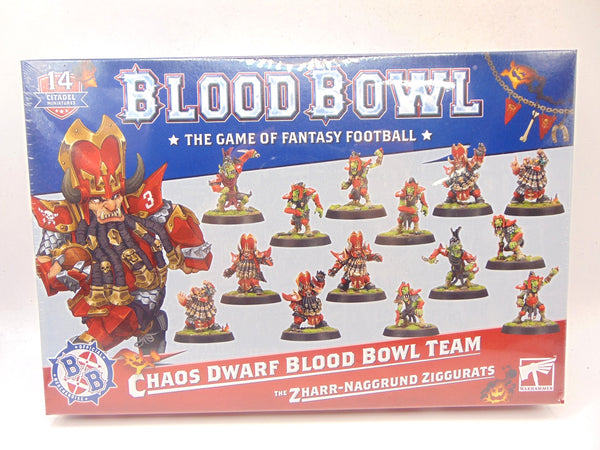 Chaos Dwarf Blood Bowl Team: The Zharr-Naggrund Ziggurats