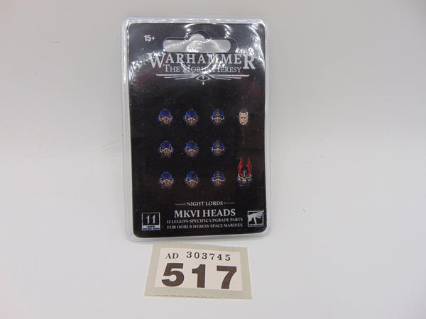 Night Lords MKVI Heads