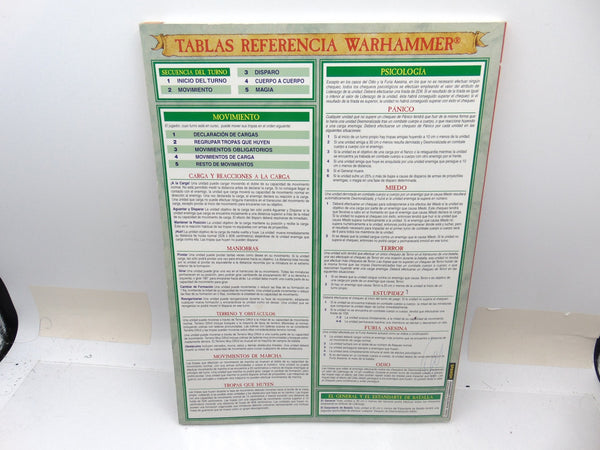 Warhammer Rulebook Spanish