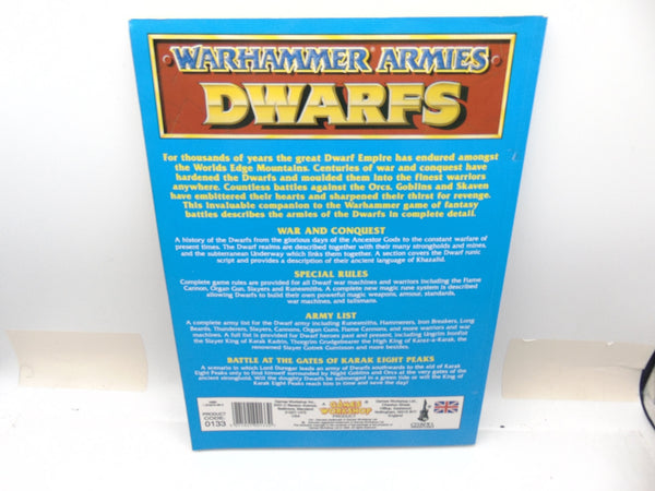 Warhammer Armies Dwarfs