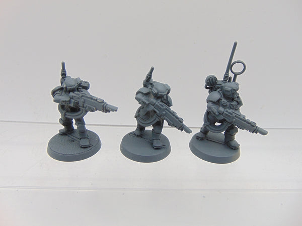 Kasrkin Troopers with converted Voxcaster