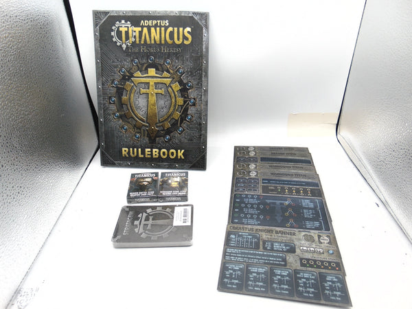 Adeptus Titanicus Rulebook & Weapon Card Packs