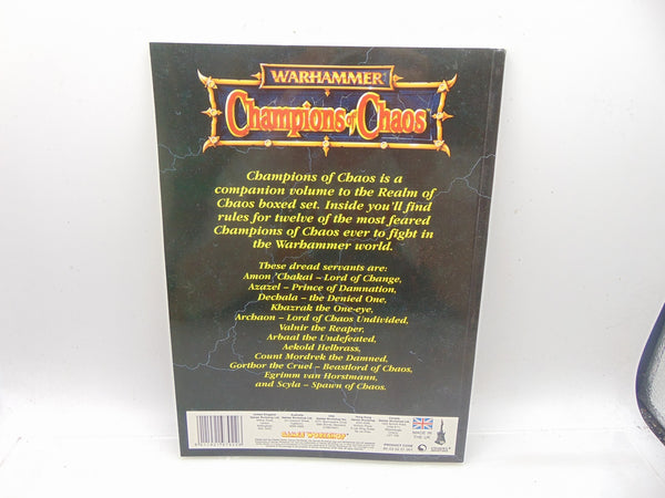 Warhammer Armies Supplement Champions of Chaos