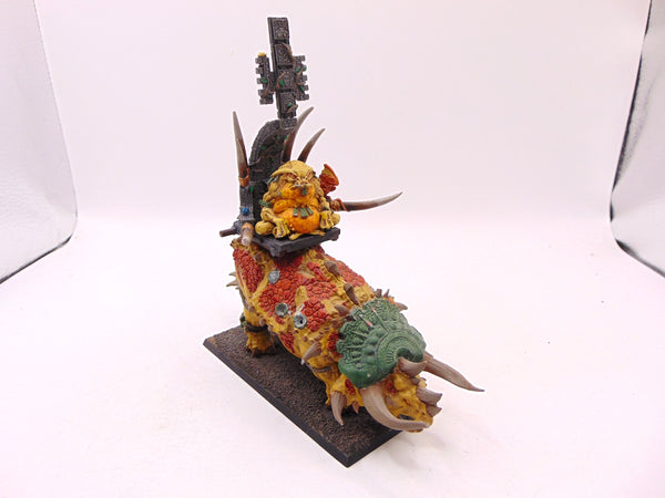 Slann Mage Priest on Stegadon / Lord Mazdamundi Conversion