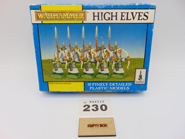 High Elves - Empty Box