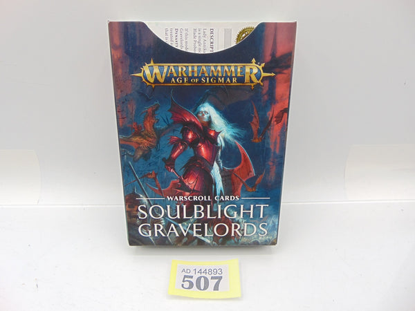 Soulblight Gravelords Warscroll Cards