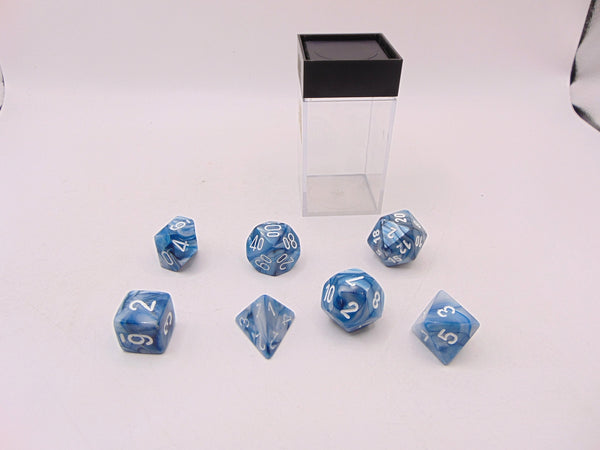 RPG Blue Marble Dice Set
