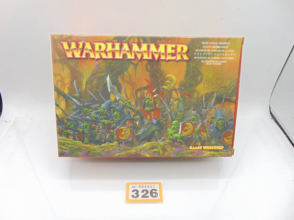 Night Goblin Regiment Empty Box