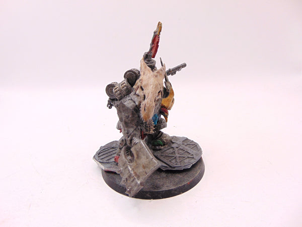 Ork Warboss in Mega Armour Conversion
