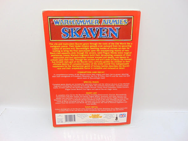 Warhammer Armies Skaven 4th Edition