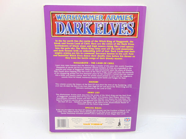 Warhammer Armies Dark Elves 4th Edition
