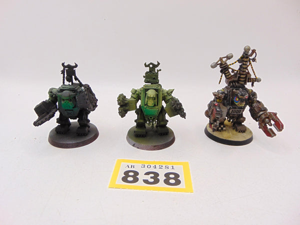 Meganobz with Big Mek in Mega Armour