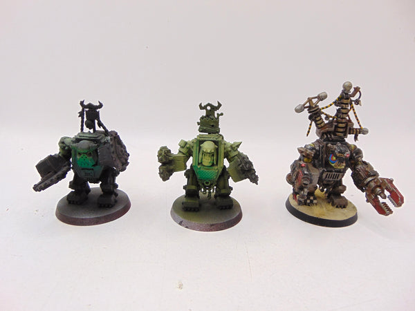 Meganobz with Big Mek in Mega Armour