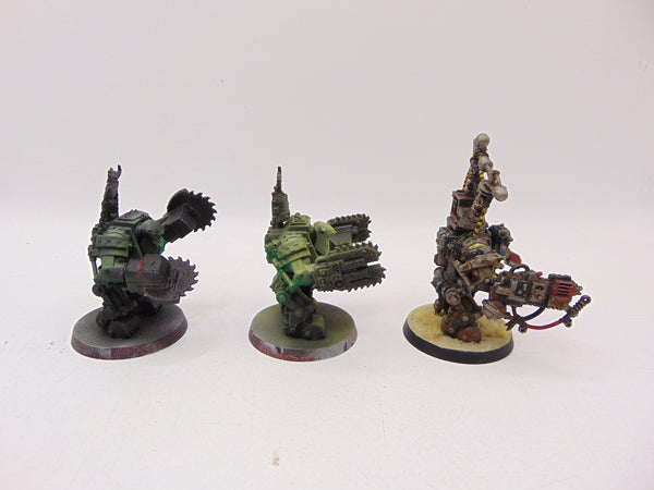 Meganobz with Big Mek in Mega Armour