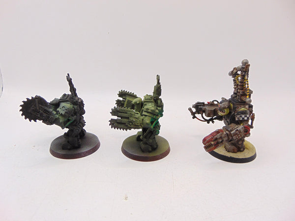 Meganobz with Big Mek in Mega Armour