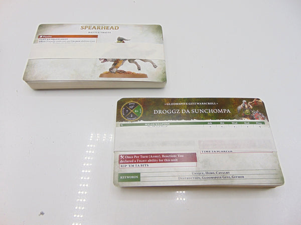 Gloomspite Gitz - 4th Edition Battletome & Cards