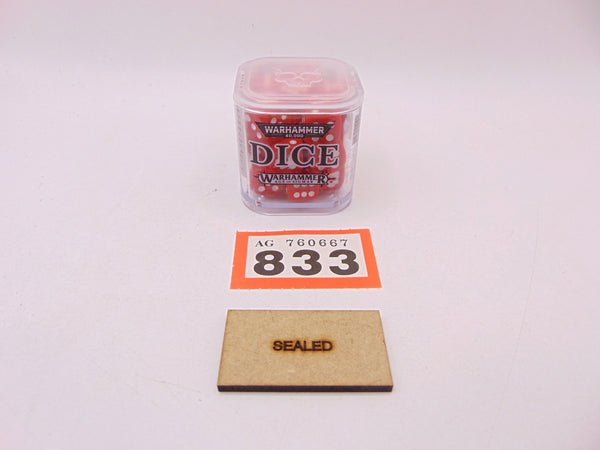 Warhammer Red Dice Cube