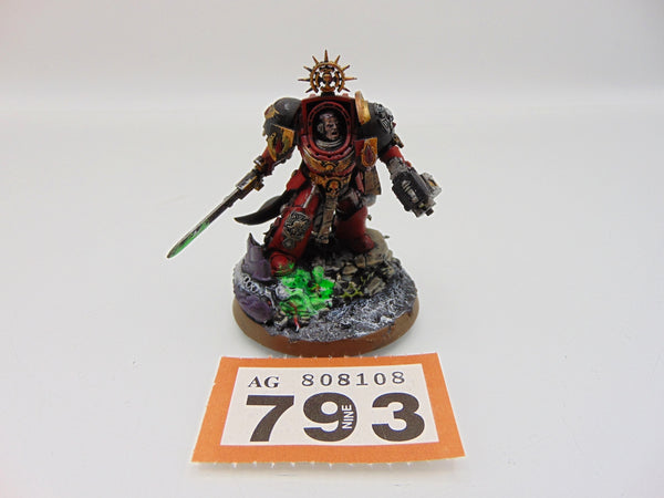 Captain in Terminator Armour