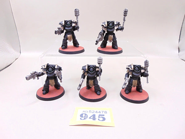 Cataphractii Terminators with Volkite Chargers and Power Mauls